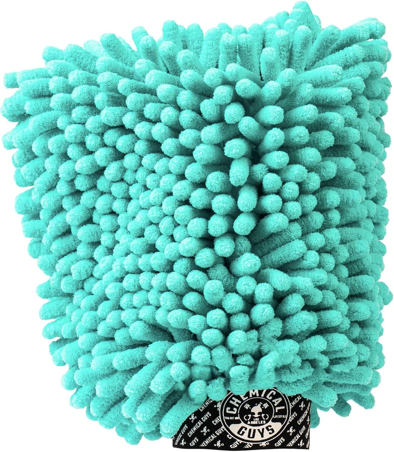 Chemical Guys MIC513 Big Noodle Chenille Microfiber Supersized Car Wash Mitt, Turquoise
